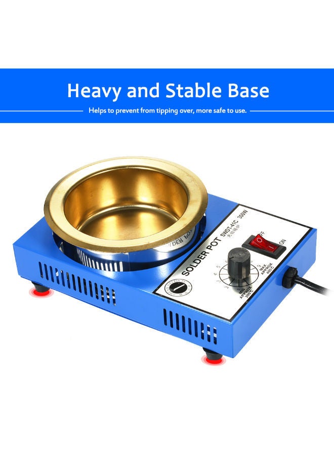 NIBEMINENT Compact Mini Stainless Steel Solder Pot Multicolour 100mm - Image 3