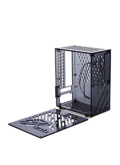 Portable Small Computer Case Plexiglass Shell Compact PC Case Desktop PC Case Mini-ITX Motherboard FLEX Power Supply