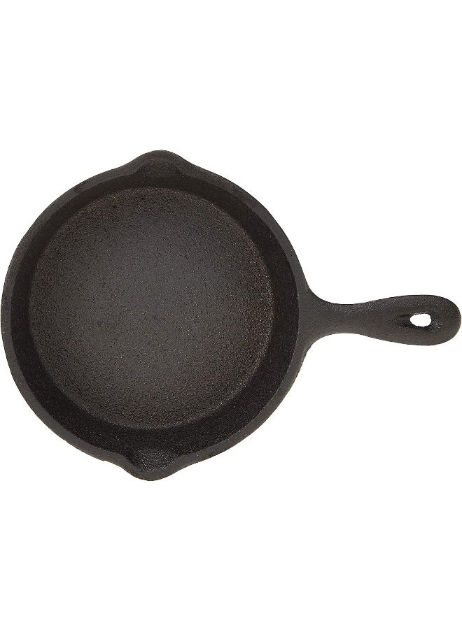 RAJ RAJ ROUND SIZZLER TRAY SINGLE HANDLE, 10 CM , BLACK, COST07 , 1 PC  - Image 4