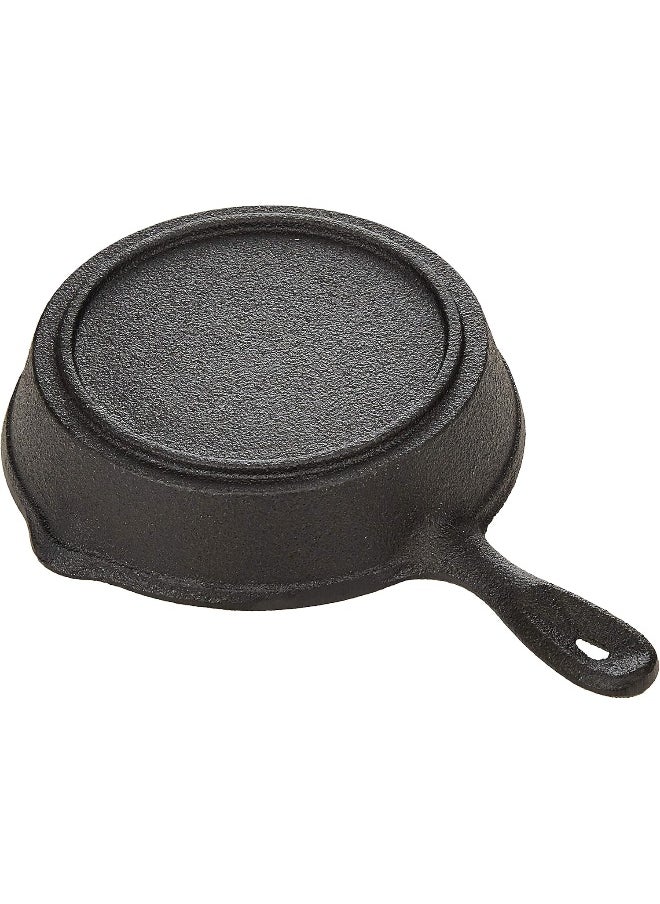 RAJ RAJ ROUND SIZZLER TRAY SINGLE HANDLE, 10 CM , BLACK, COST07 , 1 PC  - Image 5