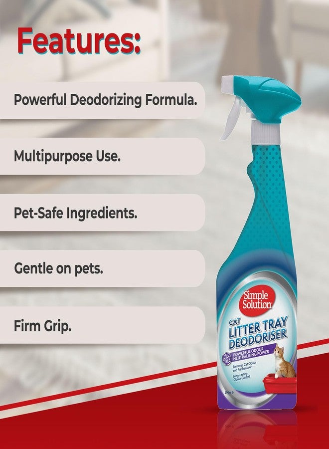 Simple Solution Cat Litter Deodorizer 500ml | Powerful Odor Neutralizer for Cat Litter Boxes | Eliminates Strong Smells & Keeps Litter Fresh Longer | Safe for Multi-Cat Households - Image 3