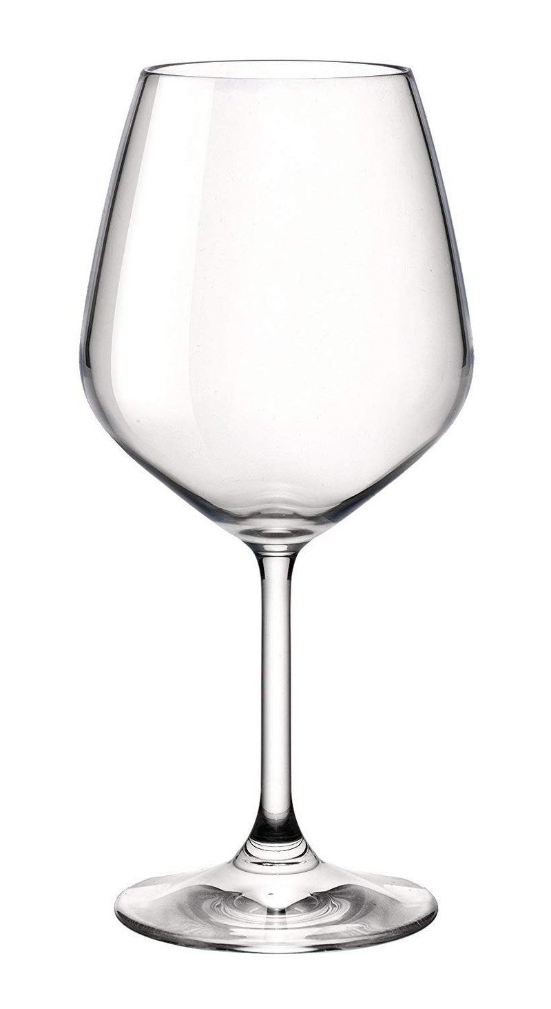 Cloudsell Red Wine Glass Set 350 ml Transparent Set of 6 pcs - Image 4