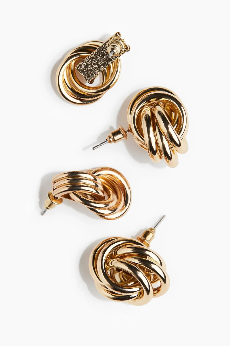 H&M 2 pairs earrings