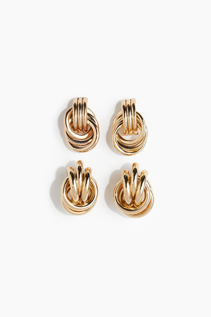H&M 2 pairs earrings