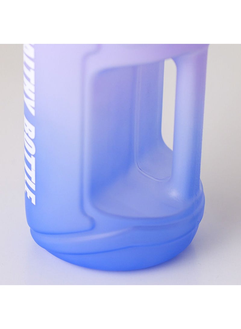 DANUBE HOME زجاجة مياه ألباين أكوا جيم - زجاجة مياه متينة ومضادة للتسرب لللياقة البدنية، وصالة الألعاب الرياضية، والاستخدام الخارجي - خالية من BPA، زجاجة رياضية قابلة لإعادة الاستخدام لنمط حياة نشط L12.5xW28.5Cm 2200ml بنفسجي - Image 3