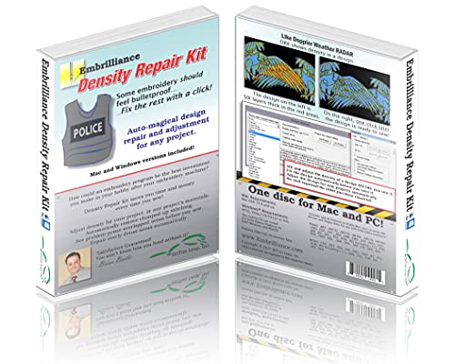 Embrilliance Density Repair Kit Pro Embroidery Software for Mac & PC - Image 2