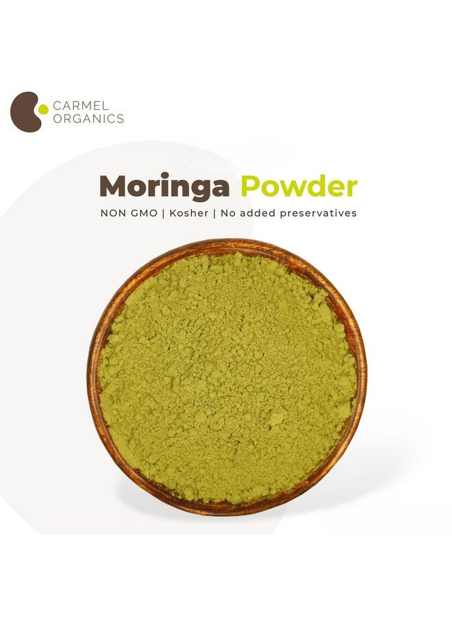 CARMEL ORGANICS Moringa Leaves Powder (8 Ounce) | Non GMO | Super Food for Smoothies and Drinks | Natural | No Added Preservative or Additive | Moringa Oleifera Powder  - Image 5