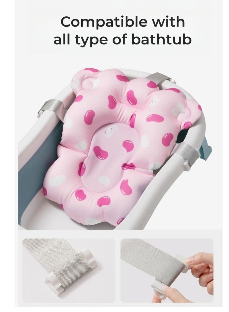 كوني أمًا أفضل وسادة حوض استحمام للأطفال قابلة للتعديل مريحة غير قابلة للانزلاق لعمر 0-3 سنوات - Image 3