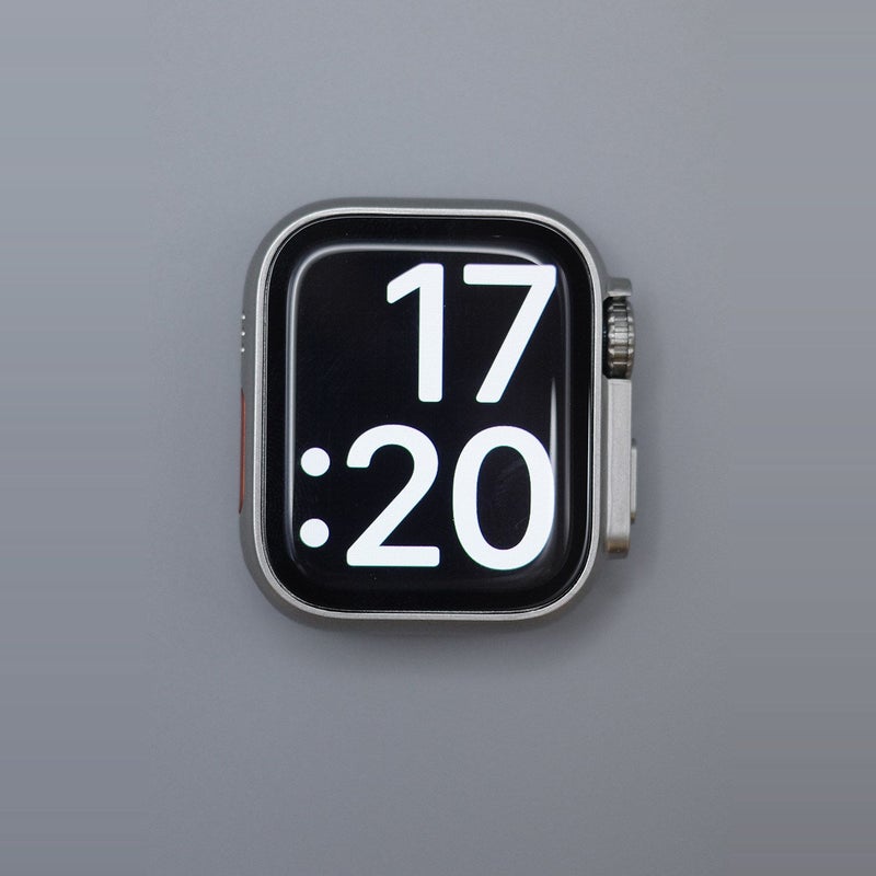 واقي شاشة من البولي كربونات بحجم 41 مم باللون الأسود لساعات Apple Watch Series SE و4 و5 و6 و7 و8 و9 و10 و11 غطاء حماية فاخر مضاد بدون غطاء خلفي - Image 4
