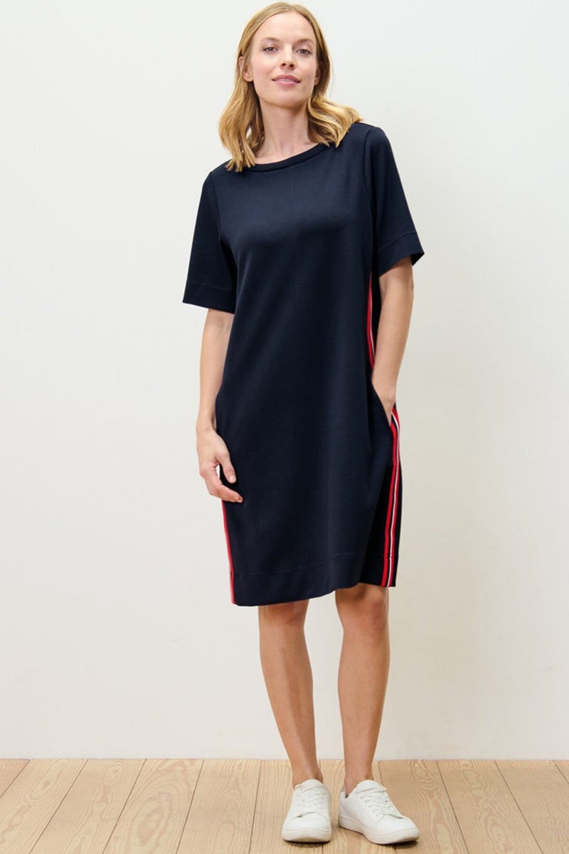 Tchibo Women Plain Sweater Dress, Navy - Image 1