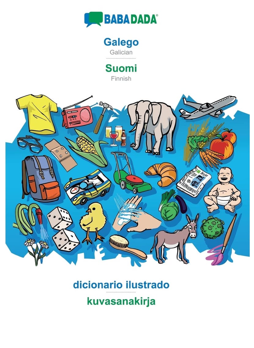BABADADA, Galego - Suomi, dicionario ilustrado - kuvasanakirja: Galician - Finnish, visual dictionary 