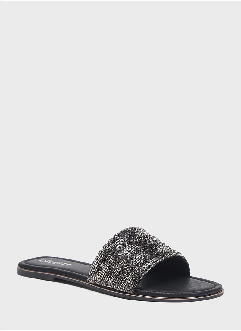 سيليست One Strap Flat Sandals