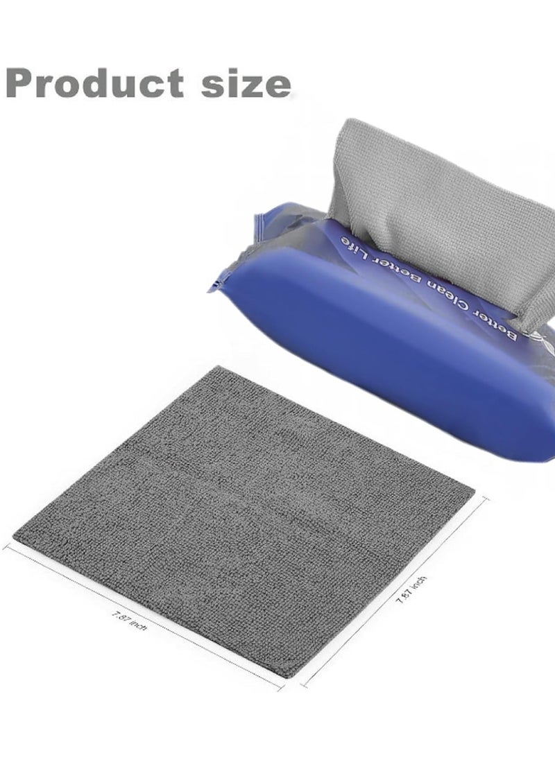 Pristine Pristine Microfiber Cleaning Cloths-20strips in a Bag, Soft Highly Absorbent Cleaning Rags, Lint-Free Streak-Free Microfiber Towels for Cars, House, Kitchen, Window (22cmx22cm)  - Image 3