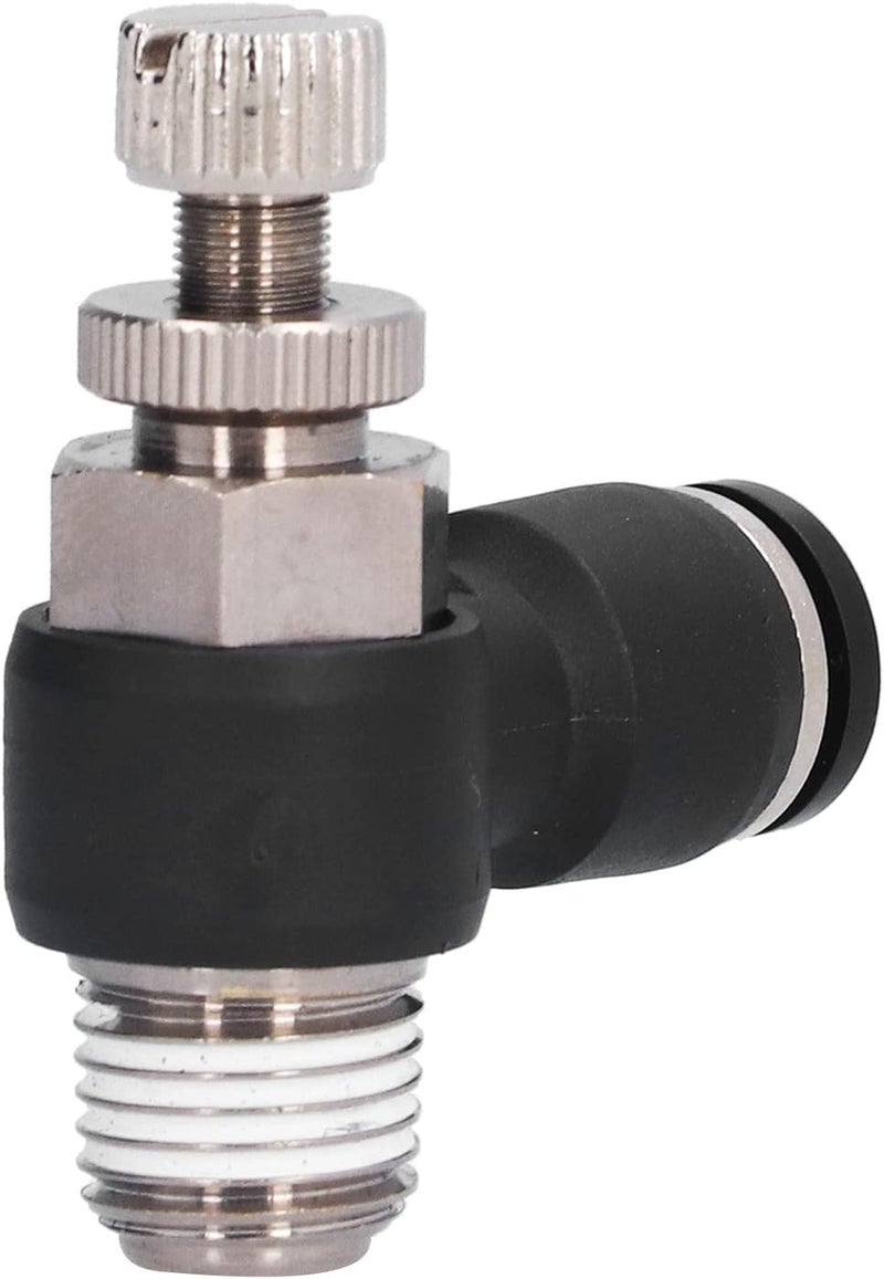 Throttle Valve with PVC Material, Male Thread, 1.0-1.2MPa Pressure Range, 6mm Size - Durable Flow Control, Leak - Seal, Ideal for Automation Equipment (6-03) - Image 3