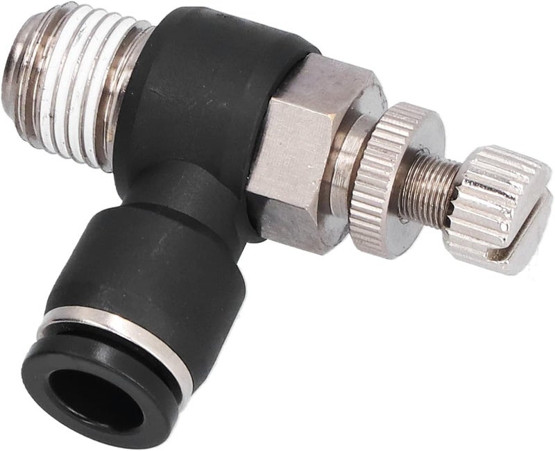 Throttle Valve with PVC Material, Male Thread, 1.0-1.2MPa Pressure Range, 6mm Size - Durable Flow Control, Leak - Seal, Ideal for Automation Equipment (6-03) - Image 2