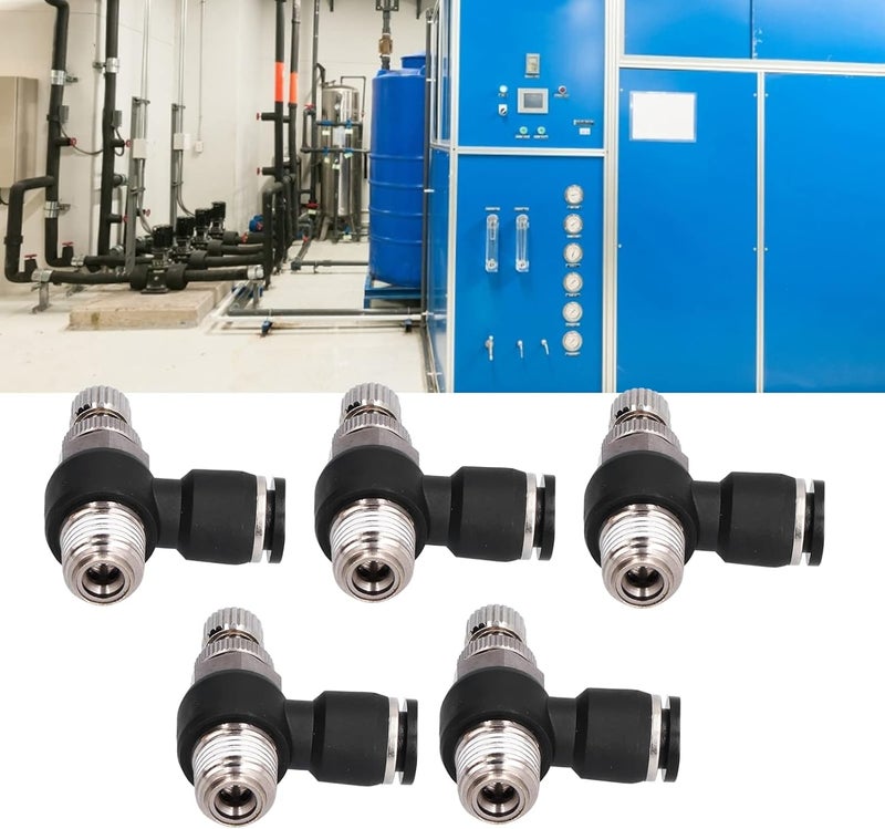 Throttle Valve with PVC Material, Male Thread, 1.0-1.2MPa Pressure Range, 6mm Size - Durable Flow Control, Leak - Seal, Ideal for Automation Equipment (6-03) - Image 5