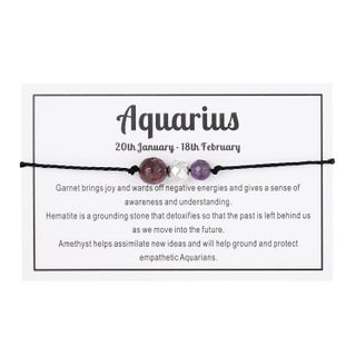 Handmade Zodiac Beaded Bracelet for Women Aquarius Aquarius - pzsku/ZDBCB92C946BDB6790F7DZ/45/_/1723117264/12f0ebe2-d18f-4c2e-a3fb-a663b4341d0e