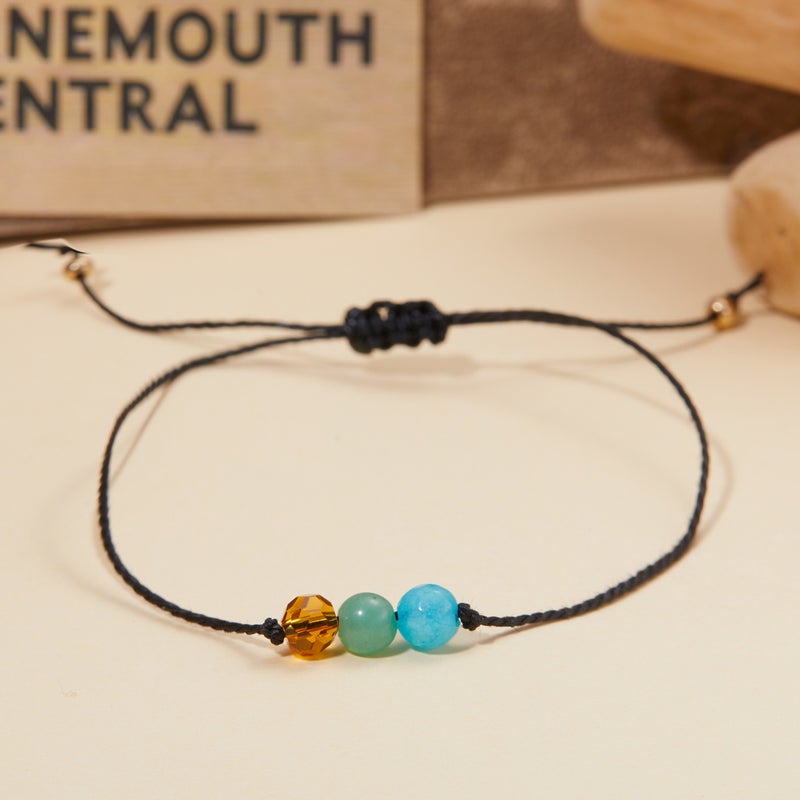 Handmade Zodiac Beaded Bracelet for Women Aquarius Aquarius