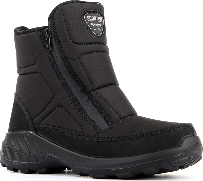 سكوتر Cobra Waterproof Fur Zippered Men's Snow Boots