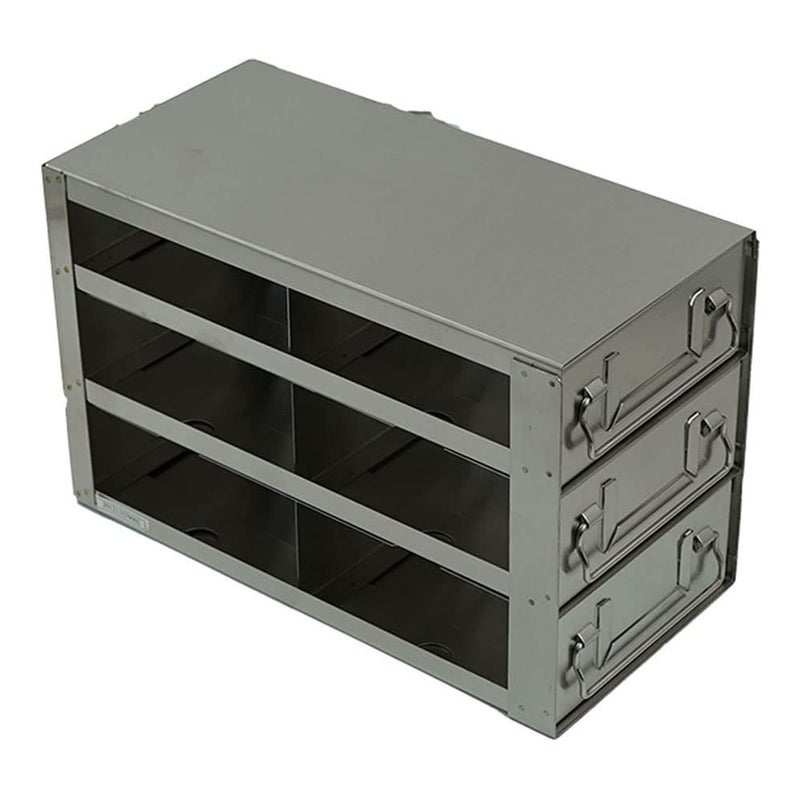 UFD-232 Drawer Freezer Rack for 2" Box, Stainless Steel, 2 x 3 Cap