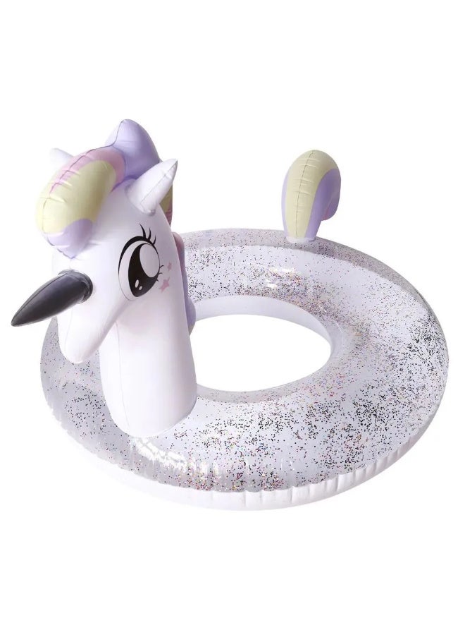 Horse-shaped float + swimming ring - for summer fun and adventure - 90 cm - Image 3