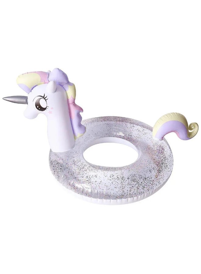 Horse-shaped float + swimming ring - for summer fun and adventure - 90 cm - Image 2