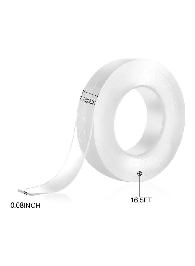 NIBEMINENT Heavy Duty Double Sided Adhesive Tape Clear 16.5feet  - Image 2