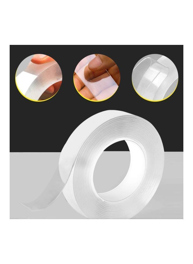 NIBEMINENT Heavy Duty Double Sided Adhesive Tape Clear 16.5feet  - Image 3