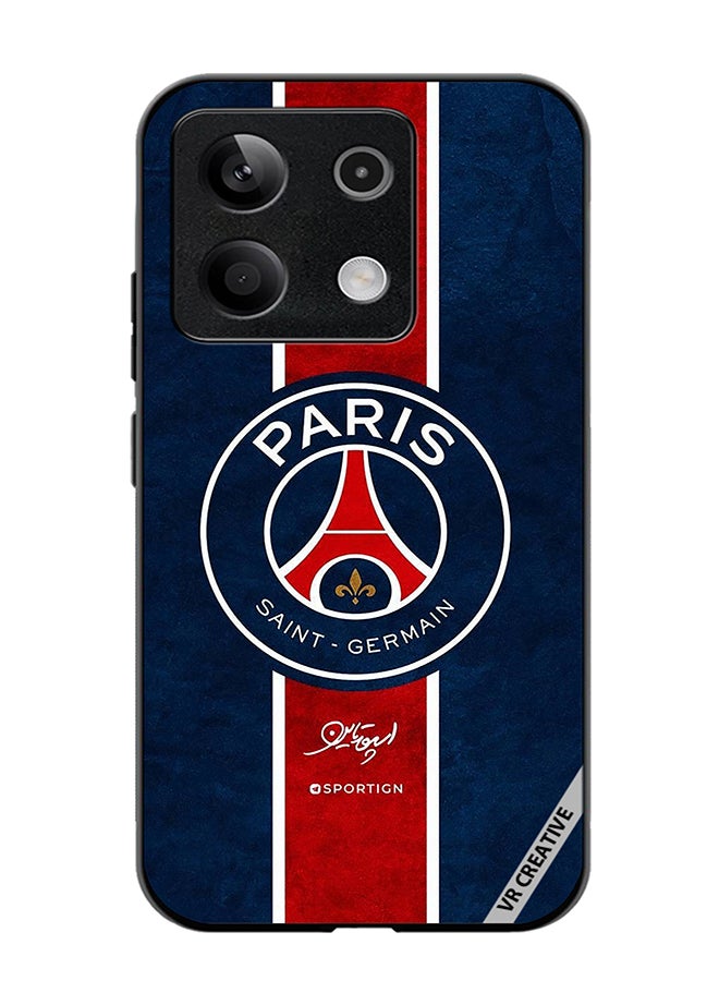 VR CREATIVE Protective Case Cover For Xiaomi Poco X6 Paris Saint Germain Design  Multicolour - Image 1