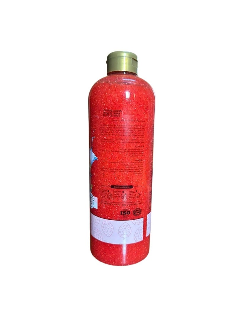 Global Lush Strawberry Body Wash with Scrub – 1000ml | Exfoliating & Moisturizing Formula  - Image 5