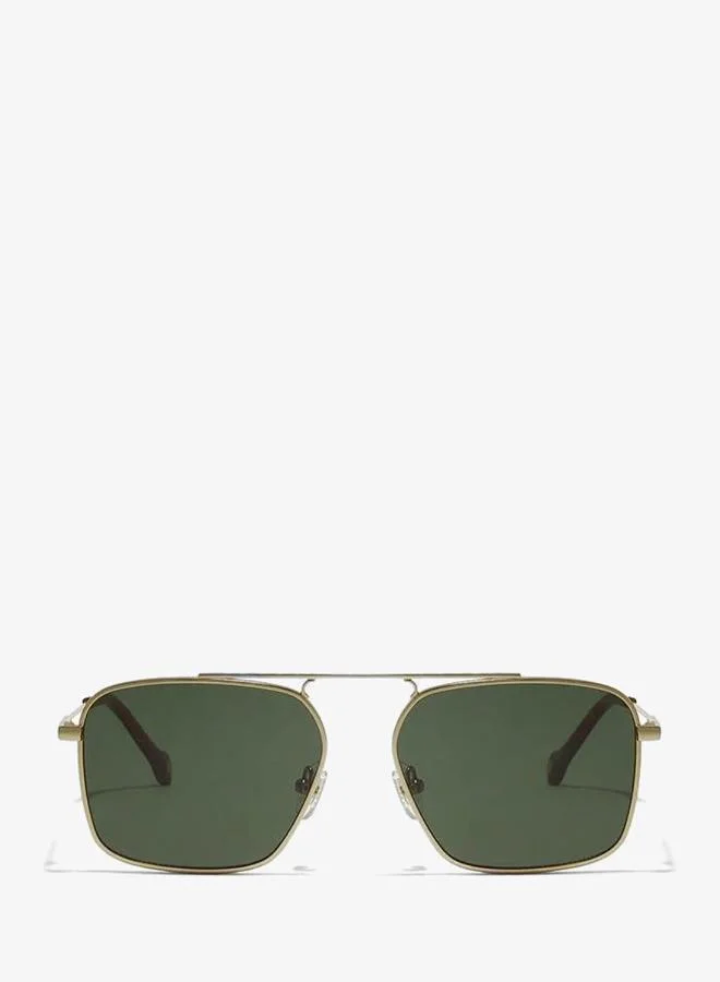 30sundays 30Sundays ROUX,Men Sunglasses, Rectangle Sunglasses, UV Protection: UV400 (Gold,Green)