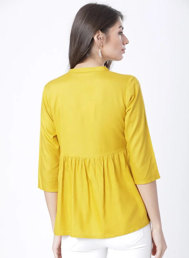 Vishudh Geo Printed Panel Empire Top by Styli