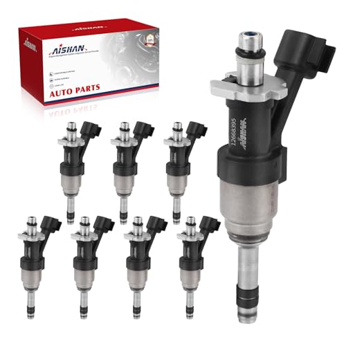 AISHAN 8PCS Fuel Injectors 6 Holes Compatible with Cadillac Escalade 2015-2017, for Chevy Camaro LT1 2020 2021, SS 2016-2021, ZL1 2017-2021, for GMC Yukon XL 2015-2019 Replace# FJ1296 12668395 - Image 1