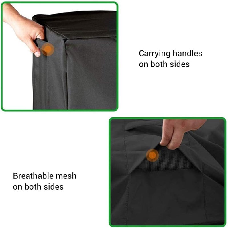 غطاء رف خشبي 4 قدم قماش أوكسفورد 420D مقاوم للماء والغبار للاستخدام الداخلي والخارجي - Image 5