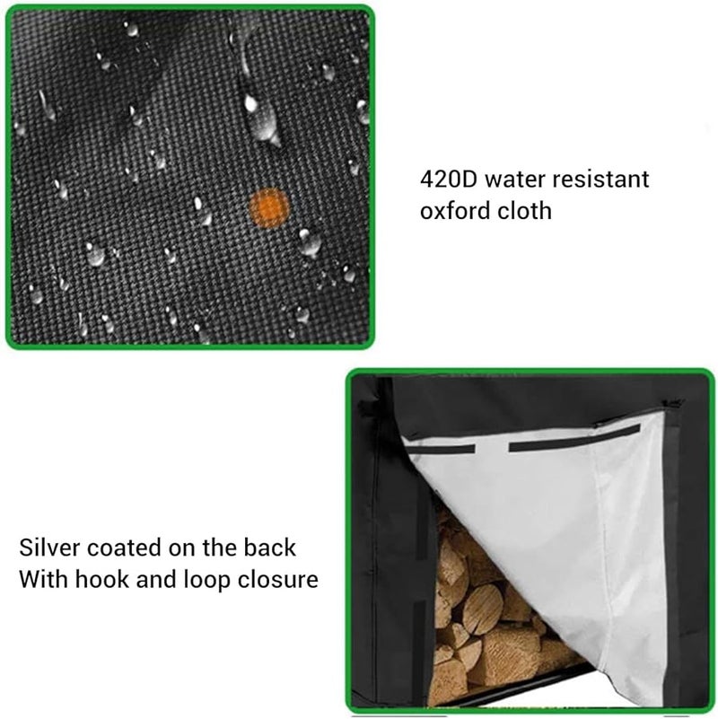 غطاء رف خشبي 4 قدم قماش أوكسفورد 420D مقاوم للماء والغبار للاستخدام الداخلي والخارجي - Image 4