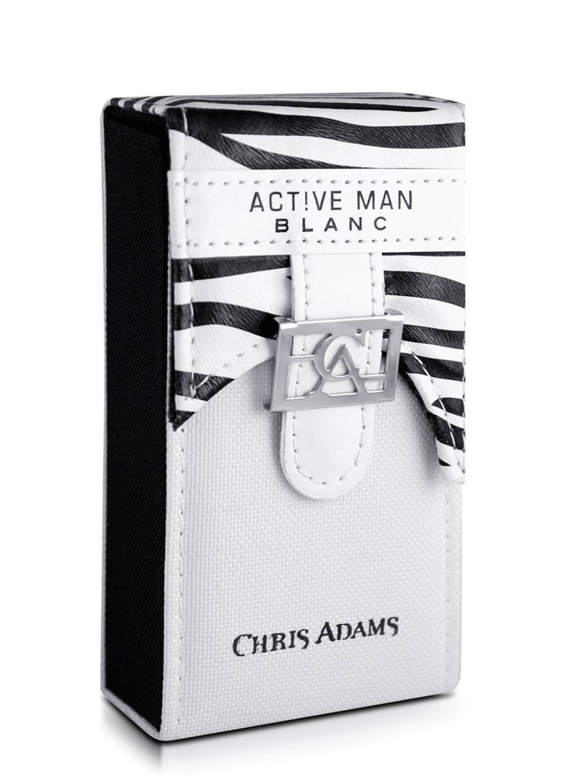 Chris Adams Active Man Blanc Eau De Parfum Pour Homme 100 ML  - Image 2