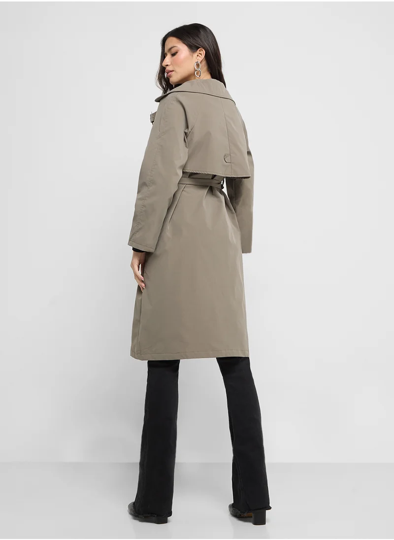 ايلا Longline Trench Coat