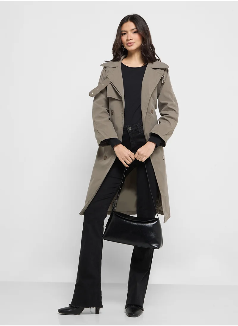 ايلا Longline Trench Coat