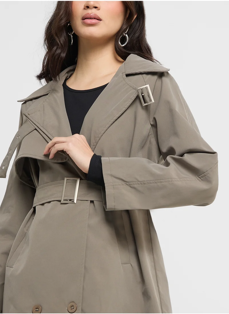 ايلا Longline Trench Coat