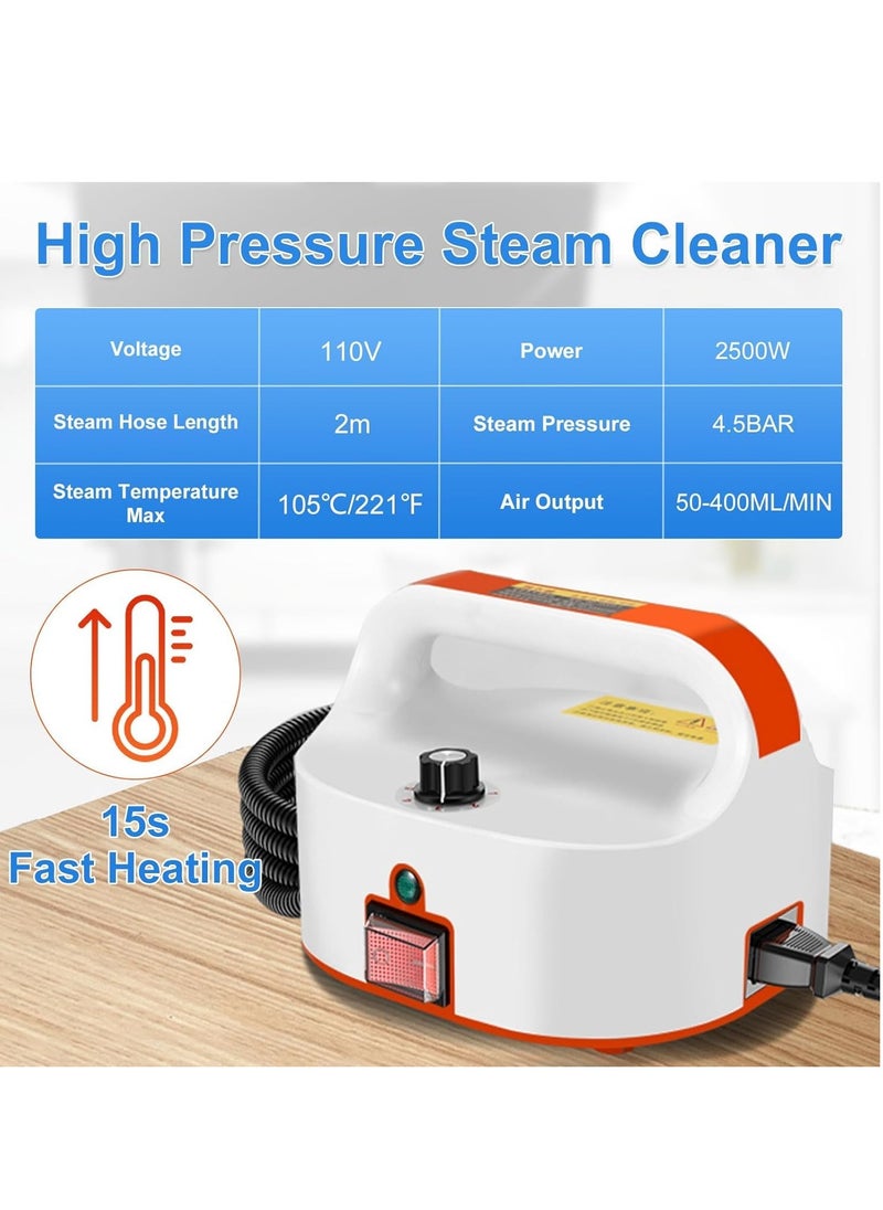 Generic - High Temperature Portable Steam Cleaner for Bed Bugs, Mattress, Car Detailing, Couch, Furniture, Kitchen and Bathroom Cleaning - Image 1