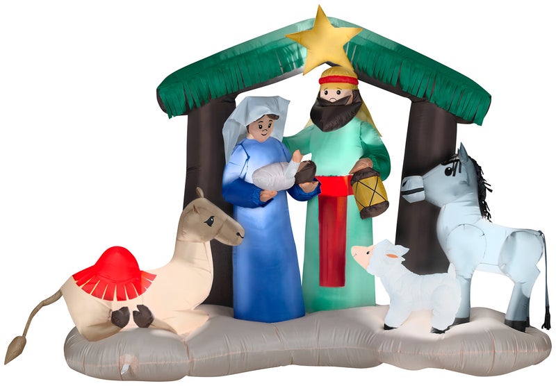 Gemmy Gemmy Industries Airblown Nativity Scene 