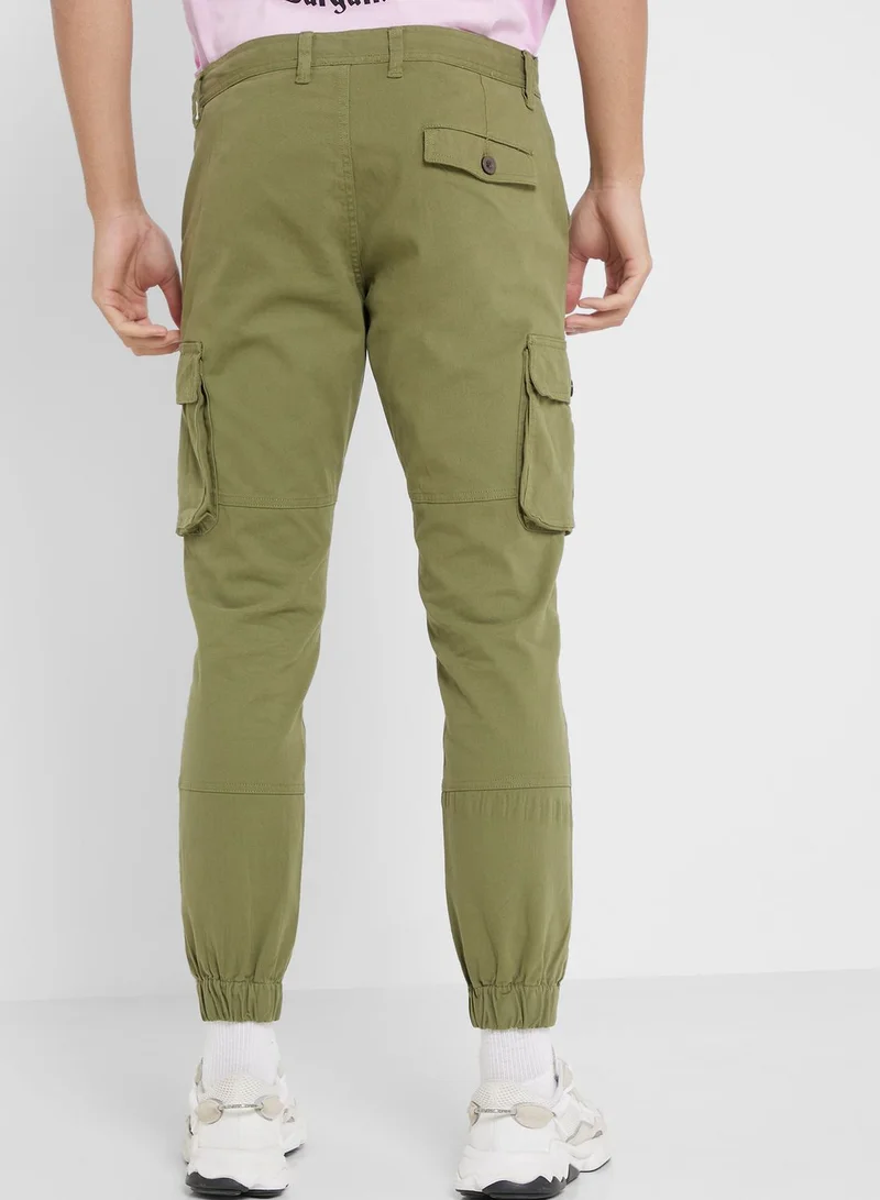 Seventy Five Men Comfort Slim Fit Cargos Joggers