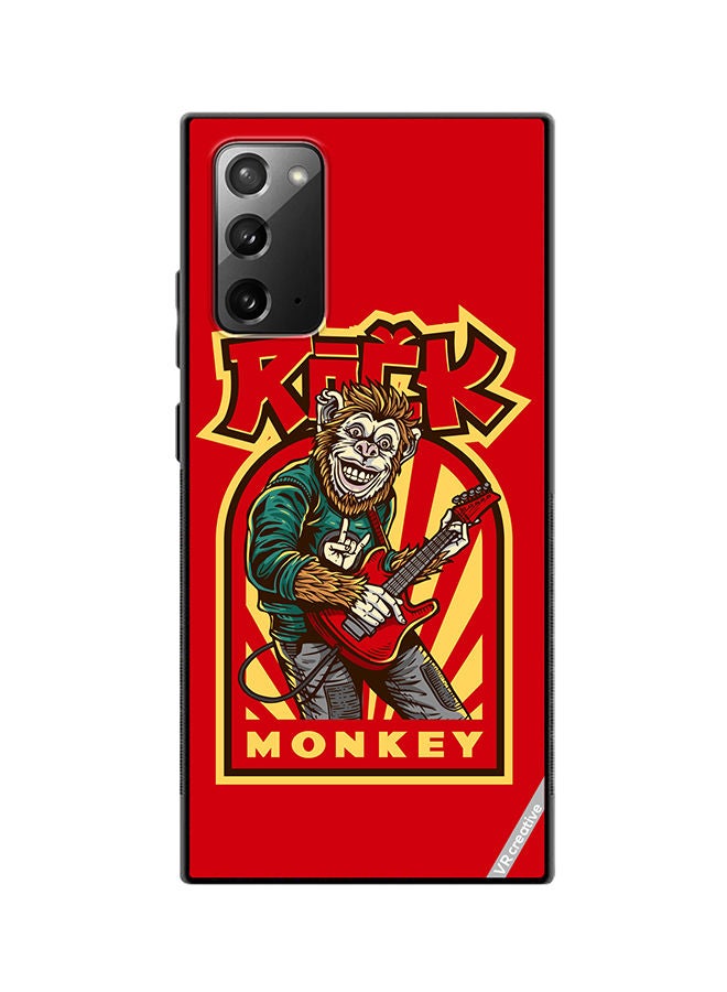 VR CREATIVE Protective Case Cover For Samsung Galaxy Note20 5G Rock Monkey Design Multicolour - Image 1