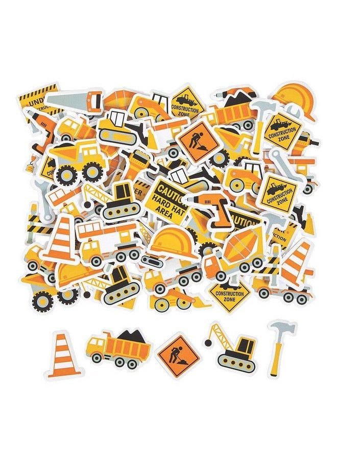 Fun Express Construction Selfadhesive Shapes Craft Supplies 300 Pieces  - Image 1