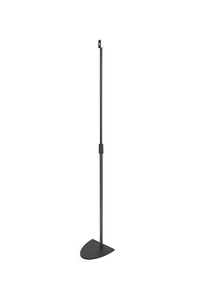 FlashHawk 2 Pcs Adjustable Height Speaker Stand - Extends 80cm to 145cm Great for Rear Surround Sound- Black - Image 4