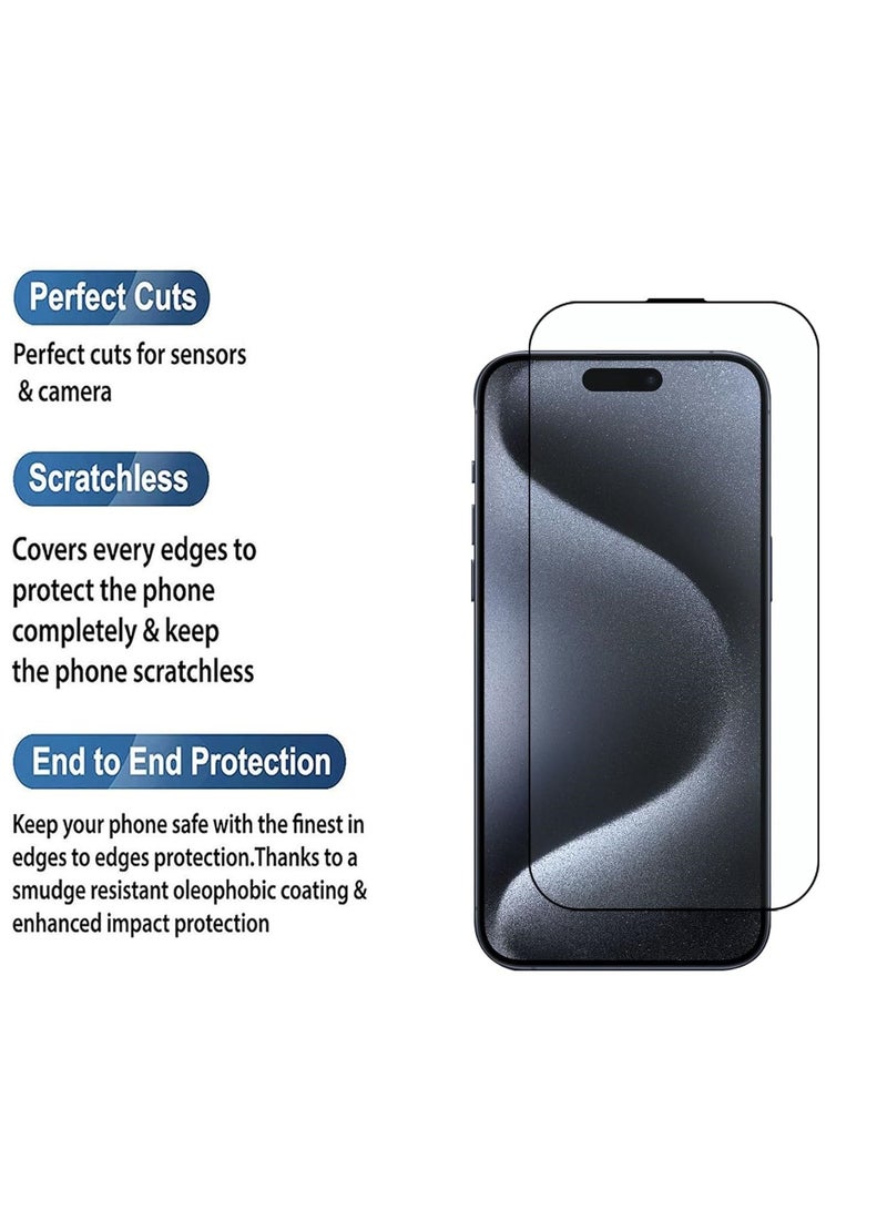 Screen Protector for iPhone 16 Pro Max tempered Glass Screen Protector 9H hardness Scratch Resistance iPhone 16 Pro Max edge to edge glass Tempered Glass - Image 5