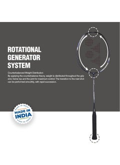 Yonex Badminton Racquet Astrox Attack 9 Gun Metal Grey G4 4U(Made in India)  - Image 4