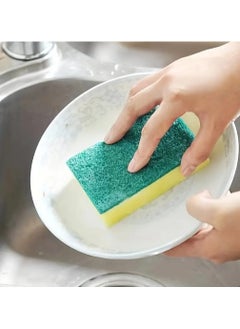 Kanglilai 24-Piece Dishwashing Sponge & Scouring Pad Set – High-Density, Double-Sided Scrub Pads for Kitchen & Bathroom (Multi-Color, 9.5 x 7 x 4.5 cm)  - Image 5