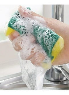 Kanglilai 24-Piece Dishwashing Sponge & Scouring Pad Set – High-Density, Double-Sided Scrub Pads for Kitchen & Bathroom (Multi-Color, 9.5 x 7 x 4.5 cm)  - Image 2