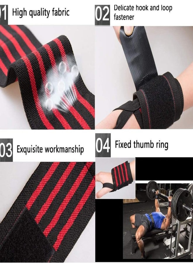 Stylera Wrist Support with Thumb Loop Strap Wrist Band for Men Women Wrist Supporter Gym for Weightlifting Training Fitness Hanging Pull ups Wrist Band (PACK OF 1 PAIR) - Image 5
